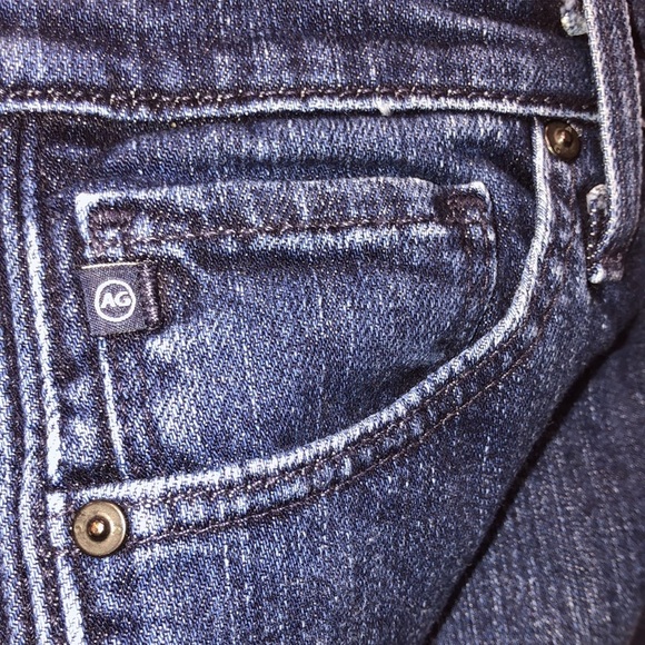 AG Adriano Goldschmeid the prima ankle pintucked cigarette ankle jeans size 27R - Picture 12 of 13